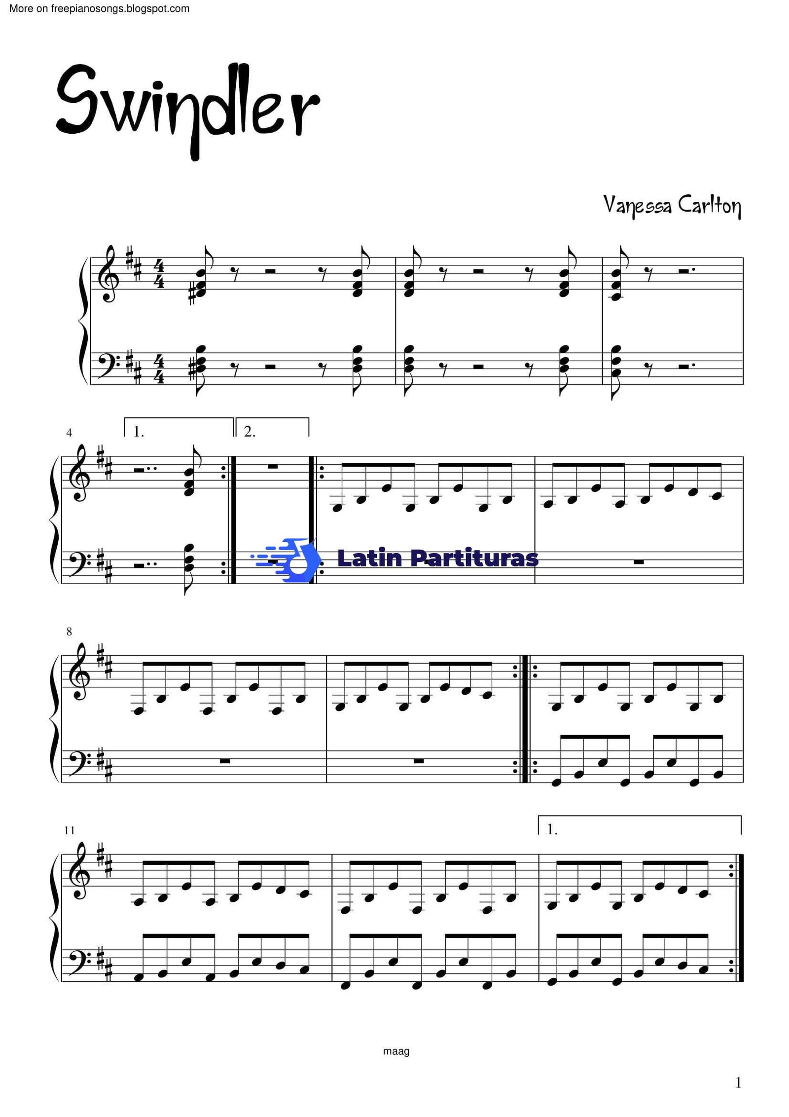 Vanessa Carlton - Swindler 1 Vanessa Carlton - Swindler