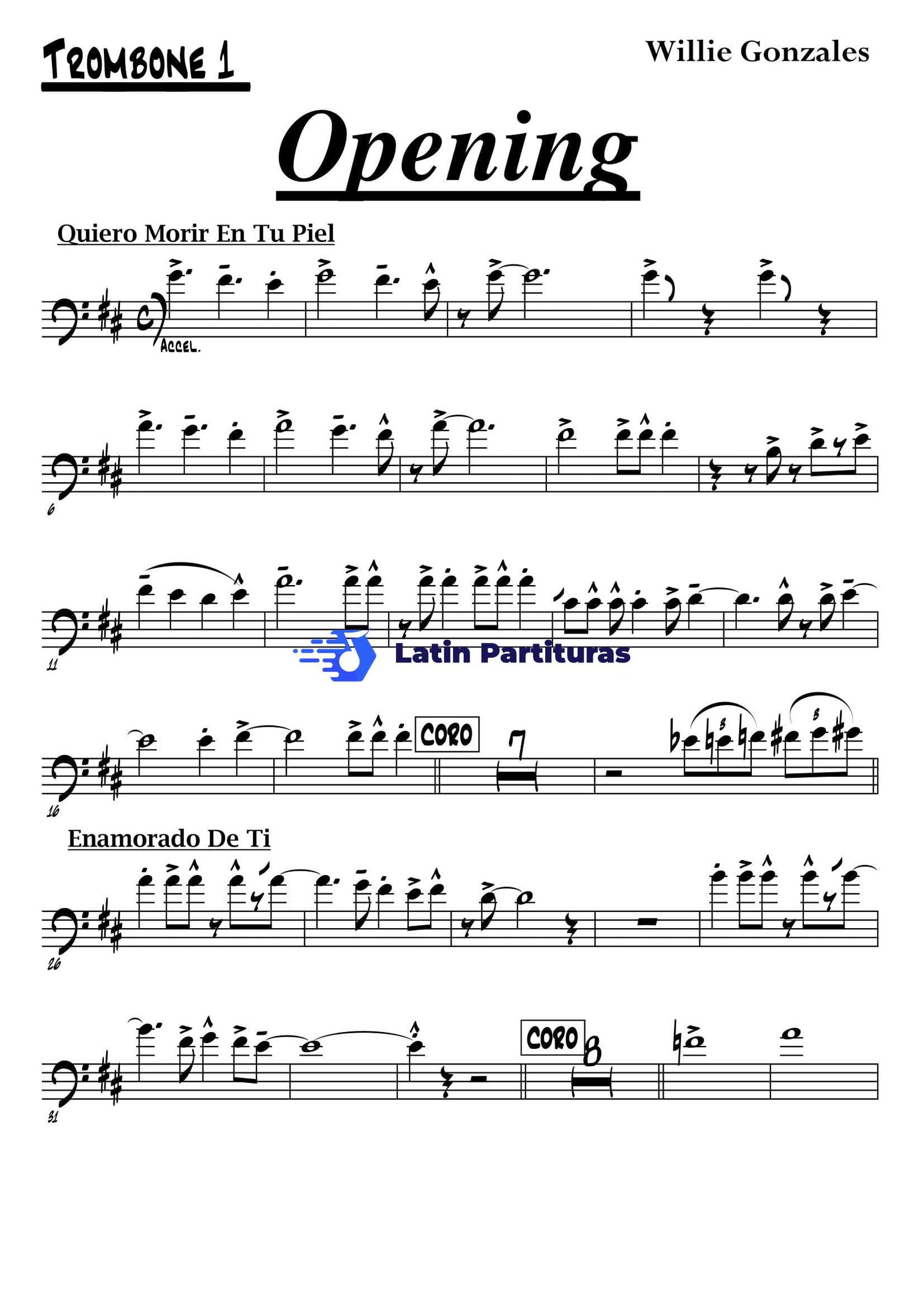 Willie Gonzalez - & Opening & 1 Willie Gonzalez - & Opening &