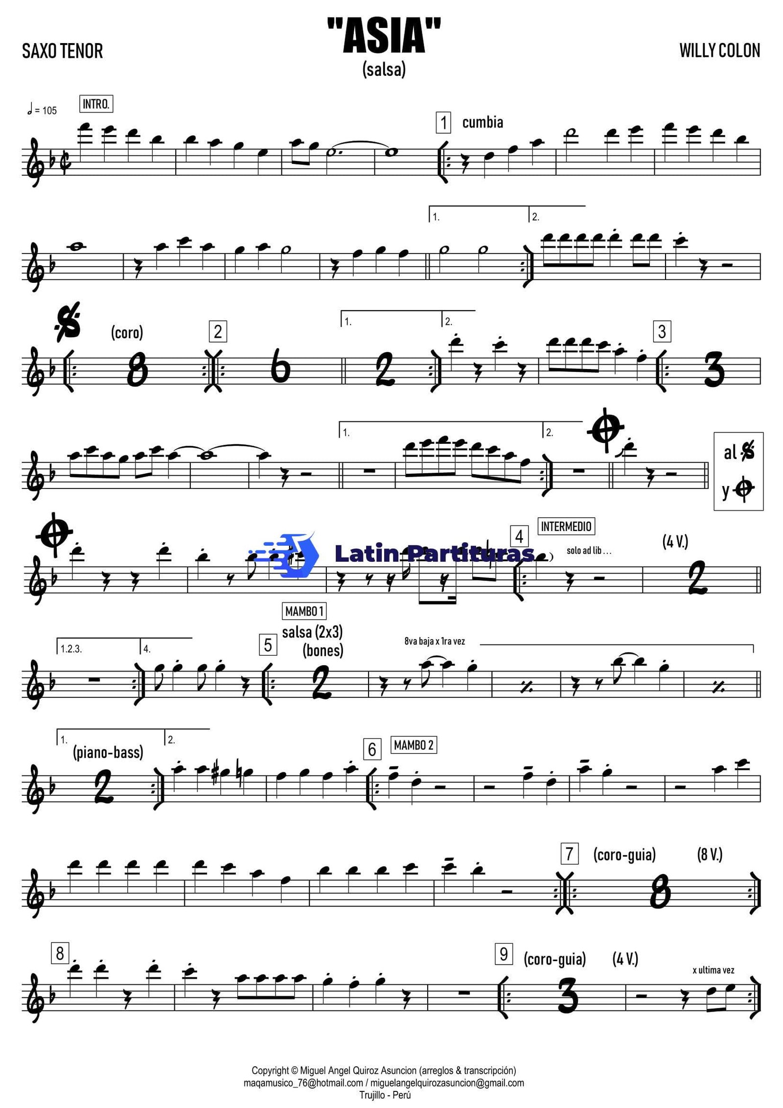 Willy Colon - Asia 1 Willy Colon - Asia