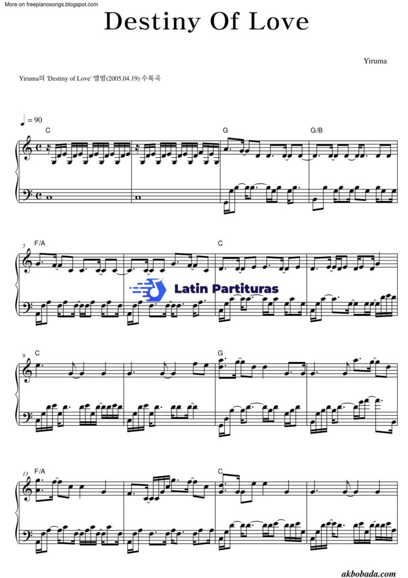 Yiruma - Destiny Of Love
