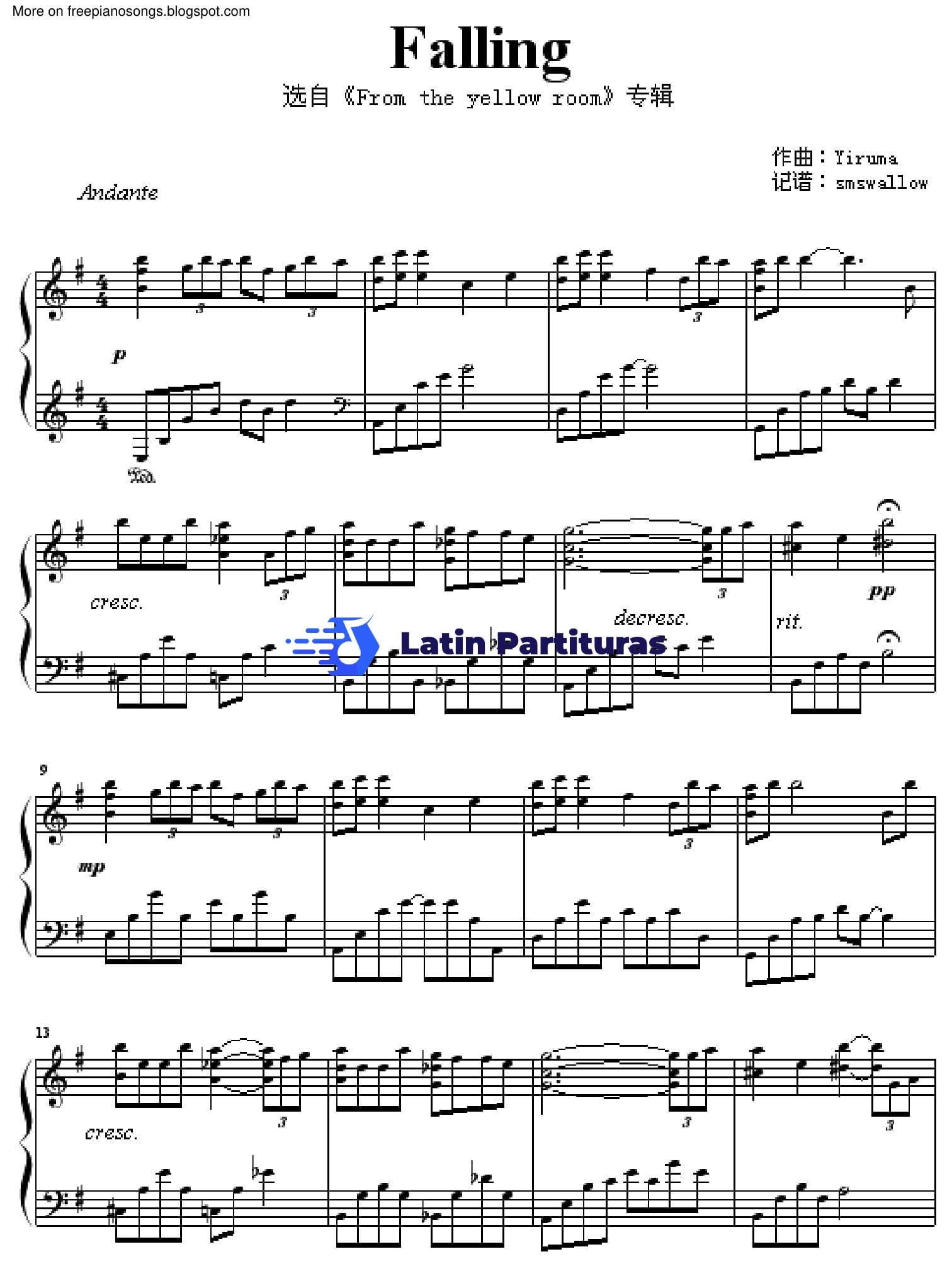 Yiruma - Falling 1 Yiruma - Falling