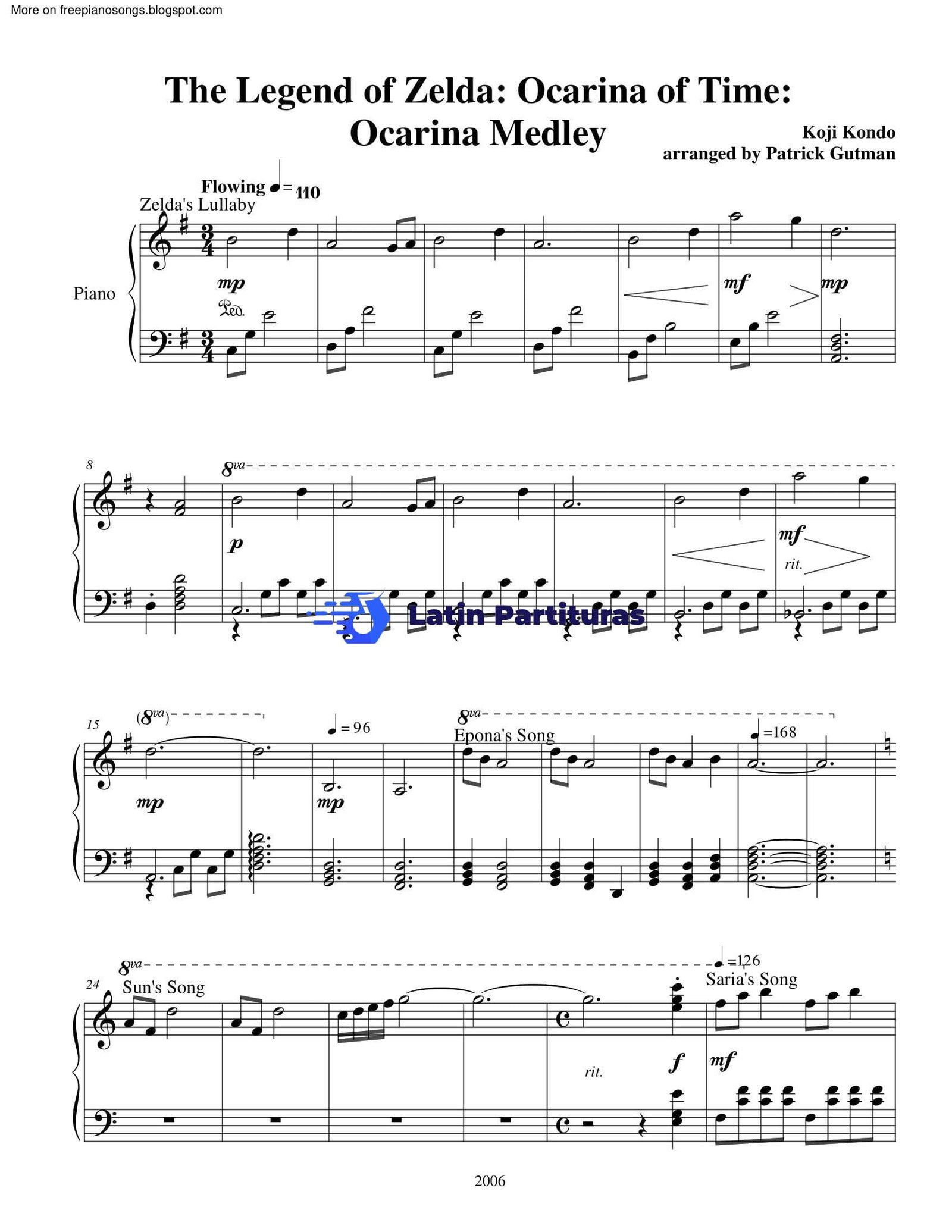 Zelda - Ocarina Medley 1 Zelda - Ocarina Medley