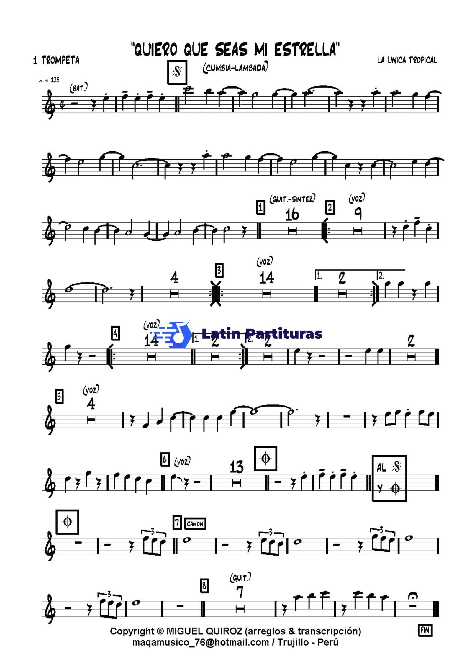 La Unica Tropical - Quiero Que Seas Mi Estrella 1 La Unica Tropical - Quiero Que Seas Mi Estrella