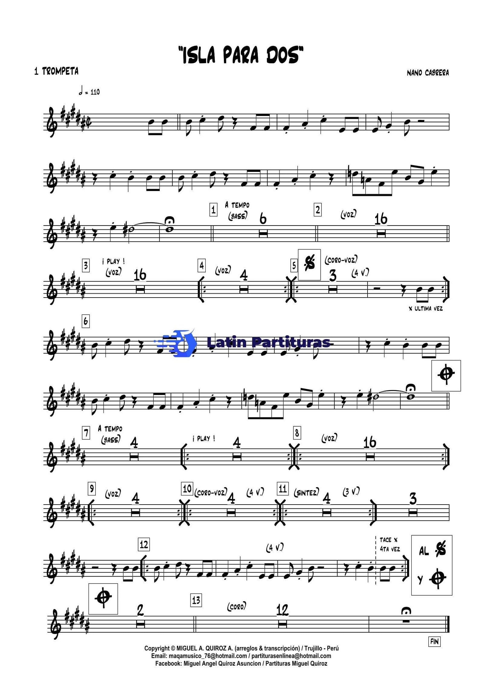 Nano Cabrera - Isla Para Dos 1 Nano Cabrera - Isla Para Dos