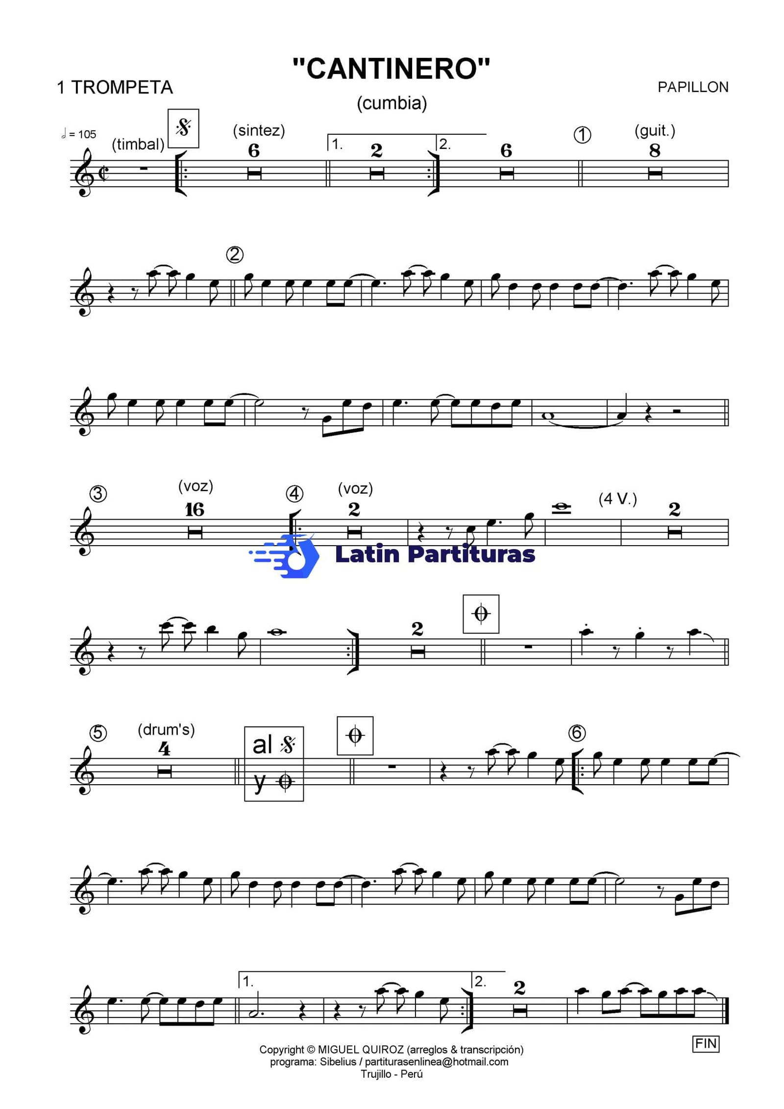 Papillon - Cantinero 1 Papillon - Cantinero