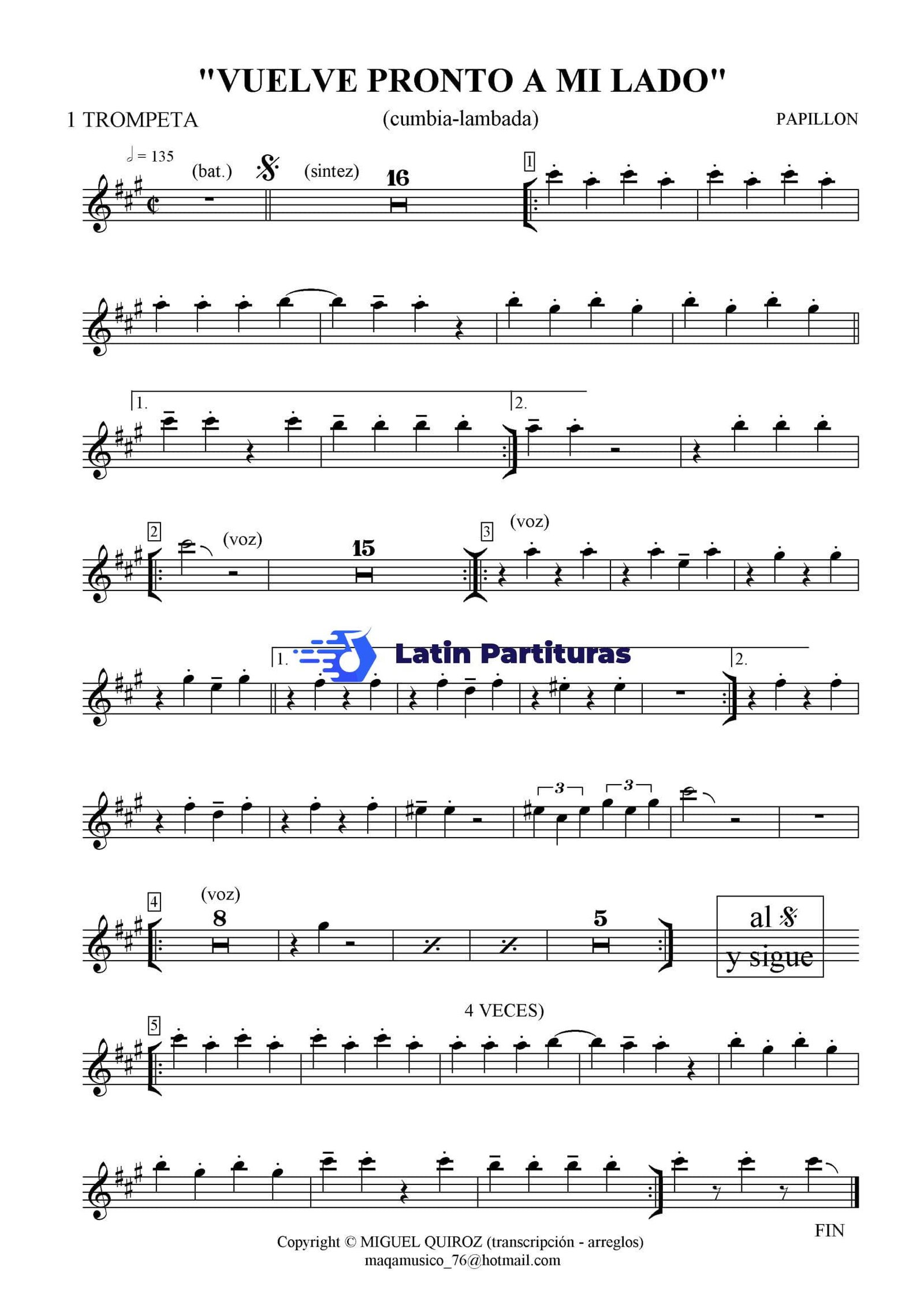 Papillon - Vuelve Pronto A Mi Lado 1 Papillon - Vuelve Pronto A Mi Lado