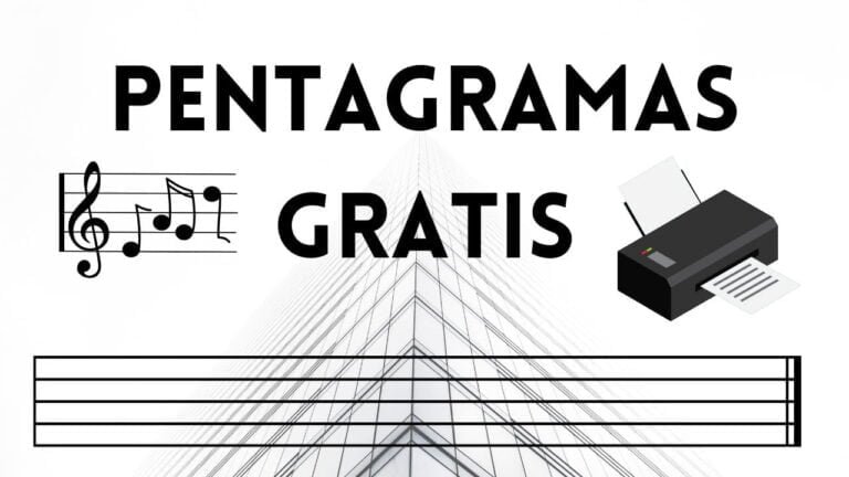 Pentagrama para Imprimir Gratis: Descarga y Usa en Tus Partituras Musicales