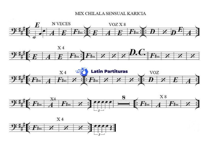 Sensual Karicia - Mix Chilala (Acordes)