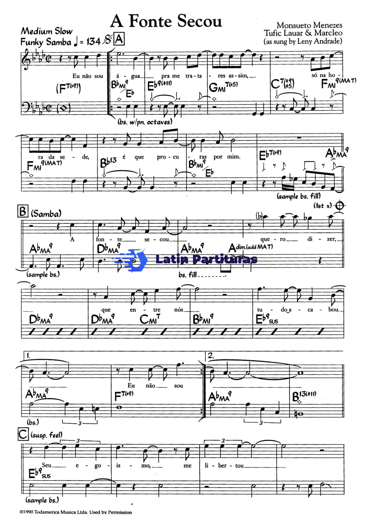 A Fonte Secou - Monsueto Menezes 1 A Fonte Secou - Monsueto Menezes