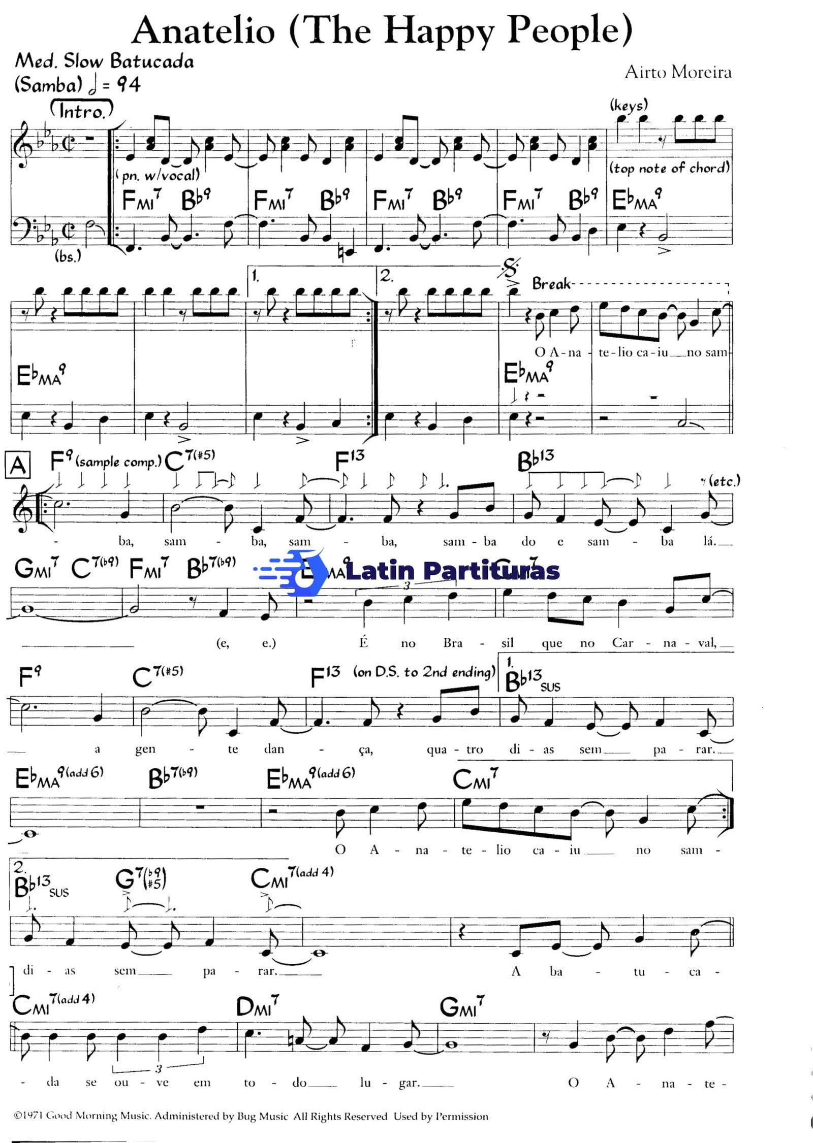 Anatelio (The Happy People) - Airto Moreira 1 Anatelio (The Happy People) - Airto Moreira