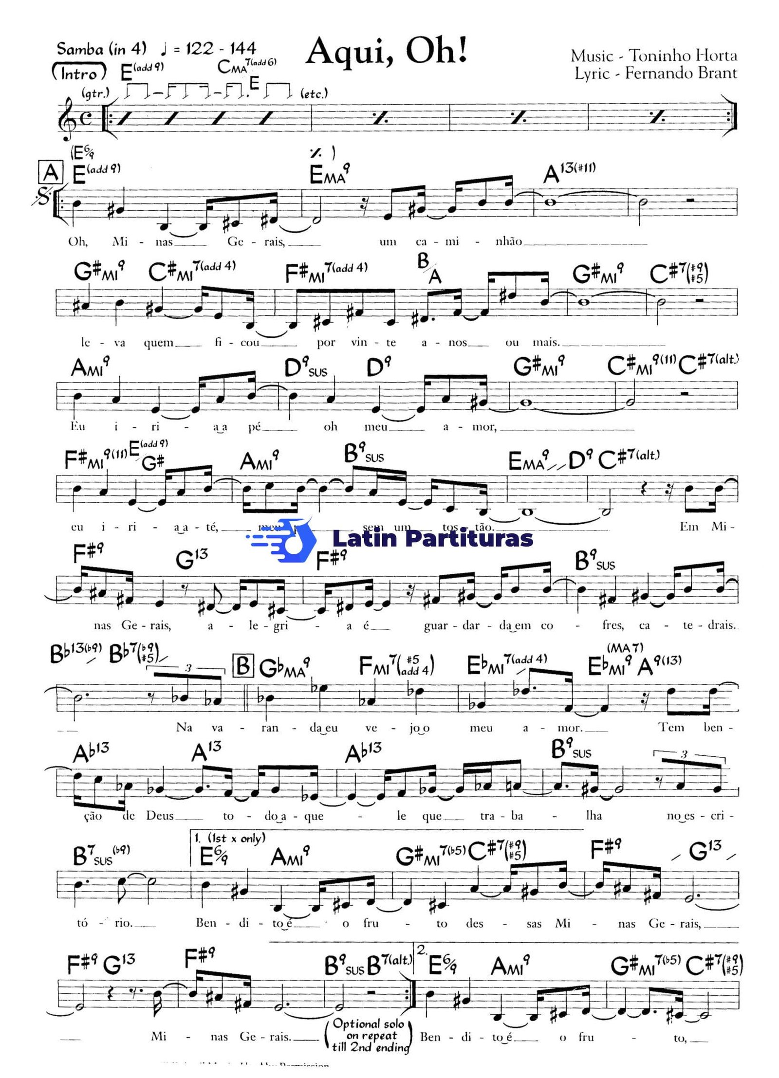 Aqui, Oh! - Toninho Horta 1 Aqui, Oh! - Toninho Horta