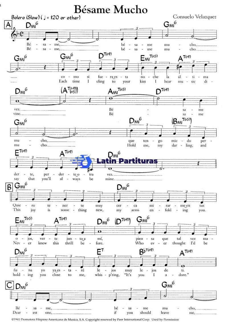 Bésame Mucho - Consuelo Velazquez