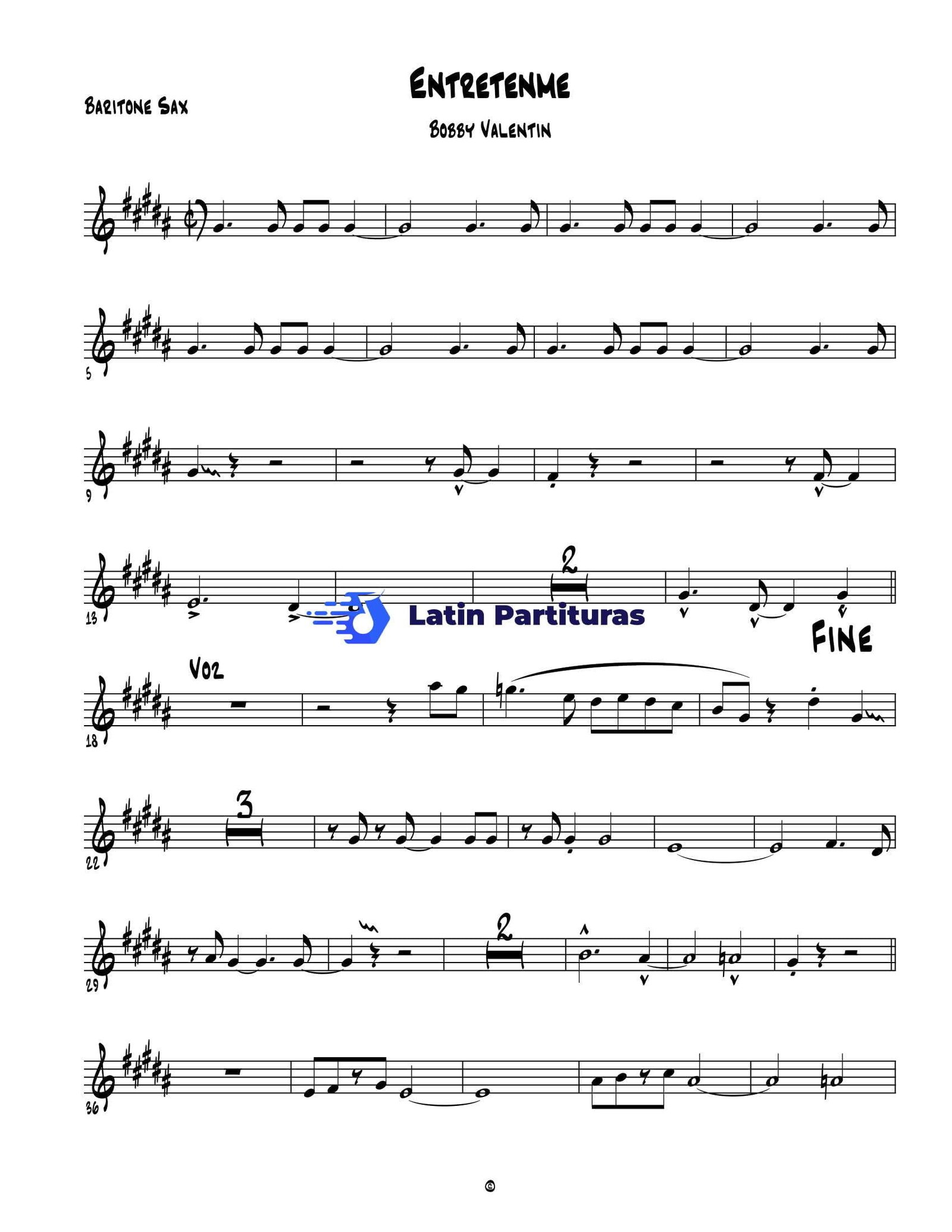 Bobby Valentin - Entretenme 1 Bobby Valentin - Entretenme
