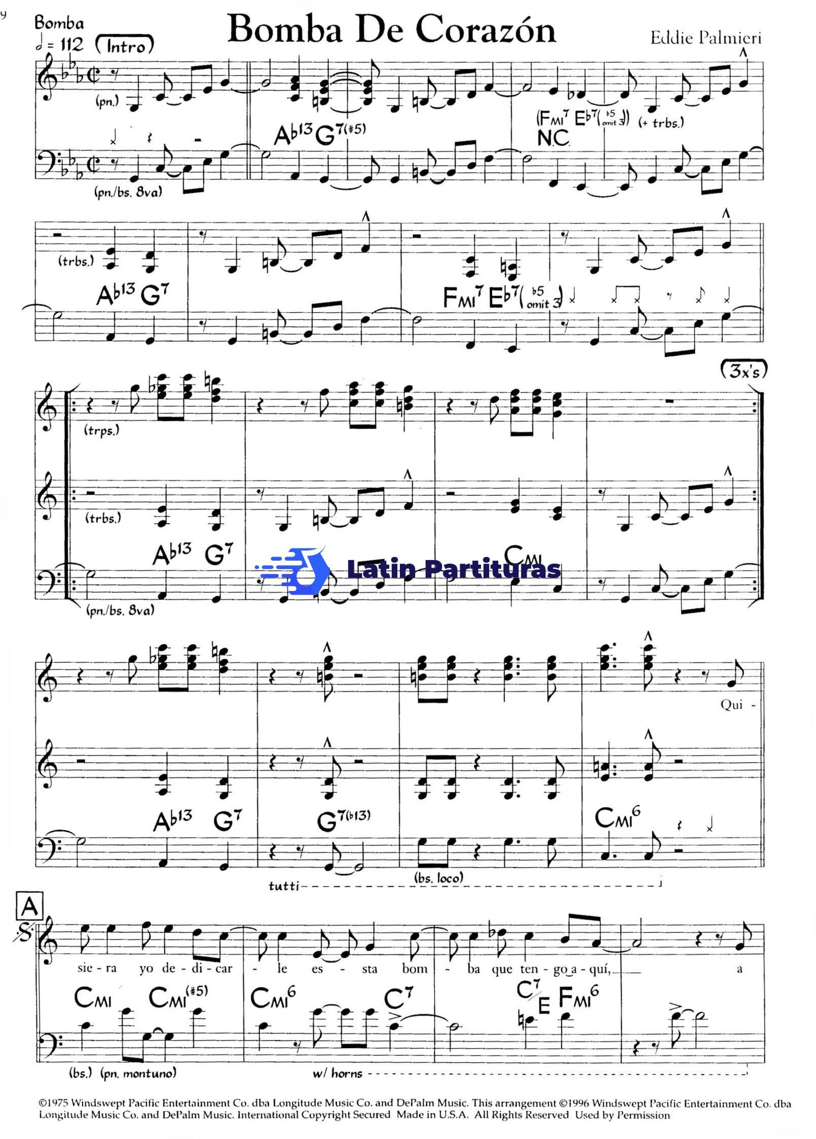 Bomba de Corazón - Eddie Palmieri 1 Bomba de Corazón - Eddie Palmieri