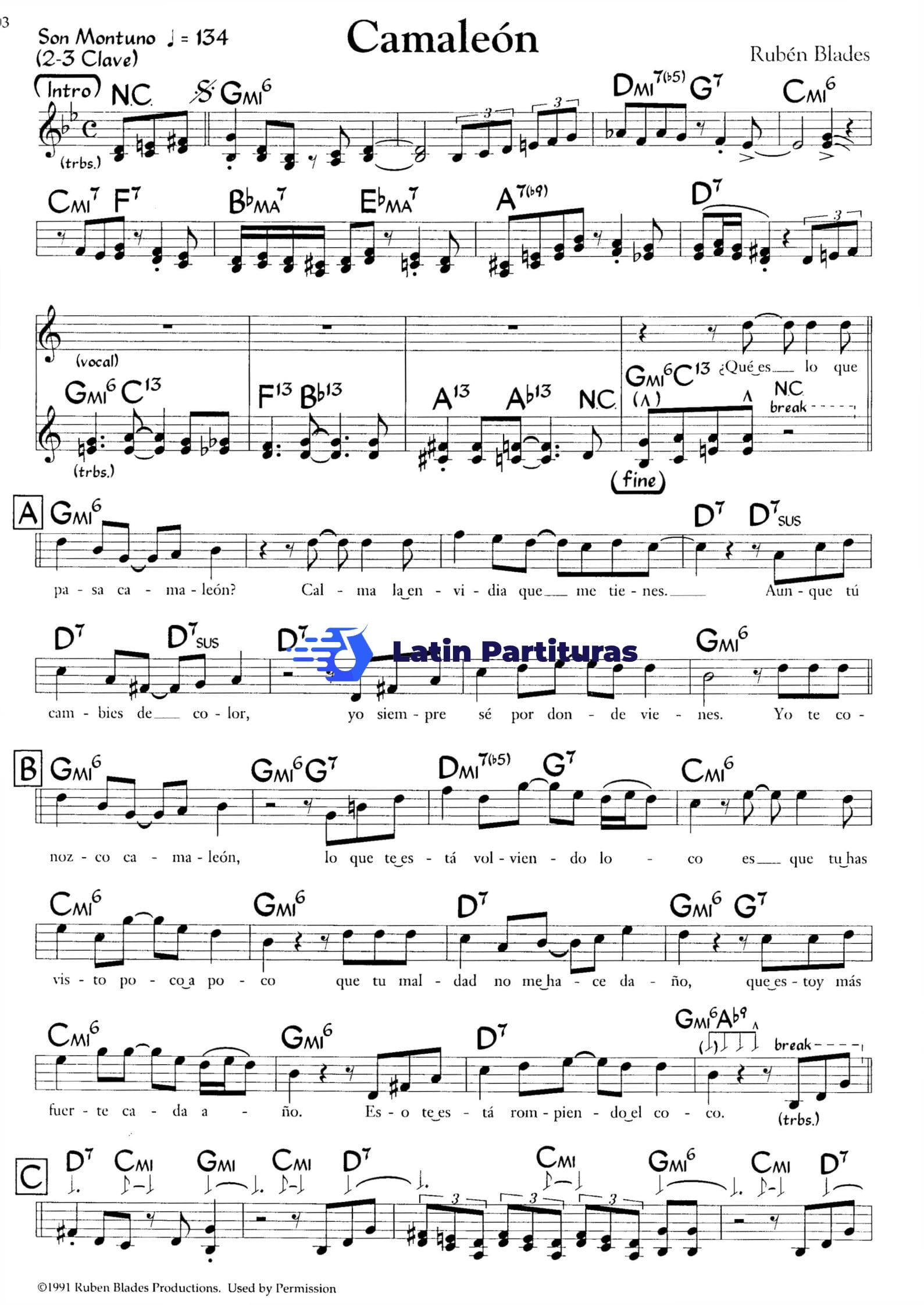 Camaleón - Rubén Blades 1 Camaleón - Rubén Blades