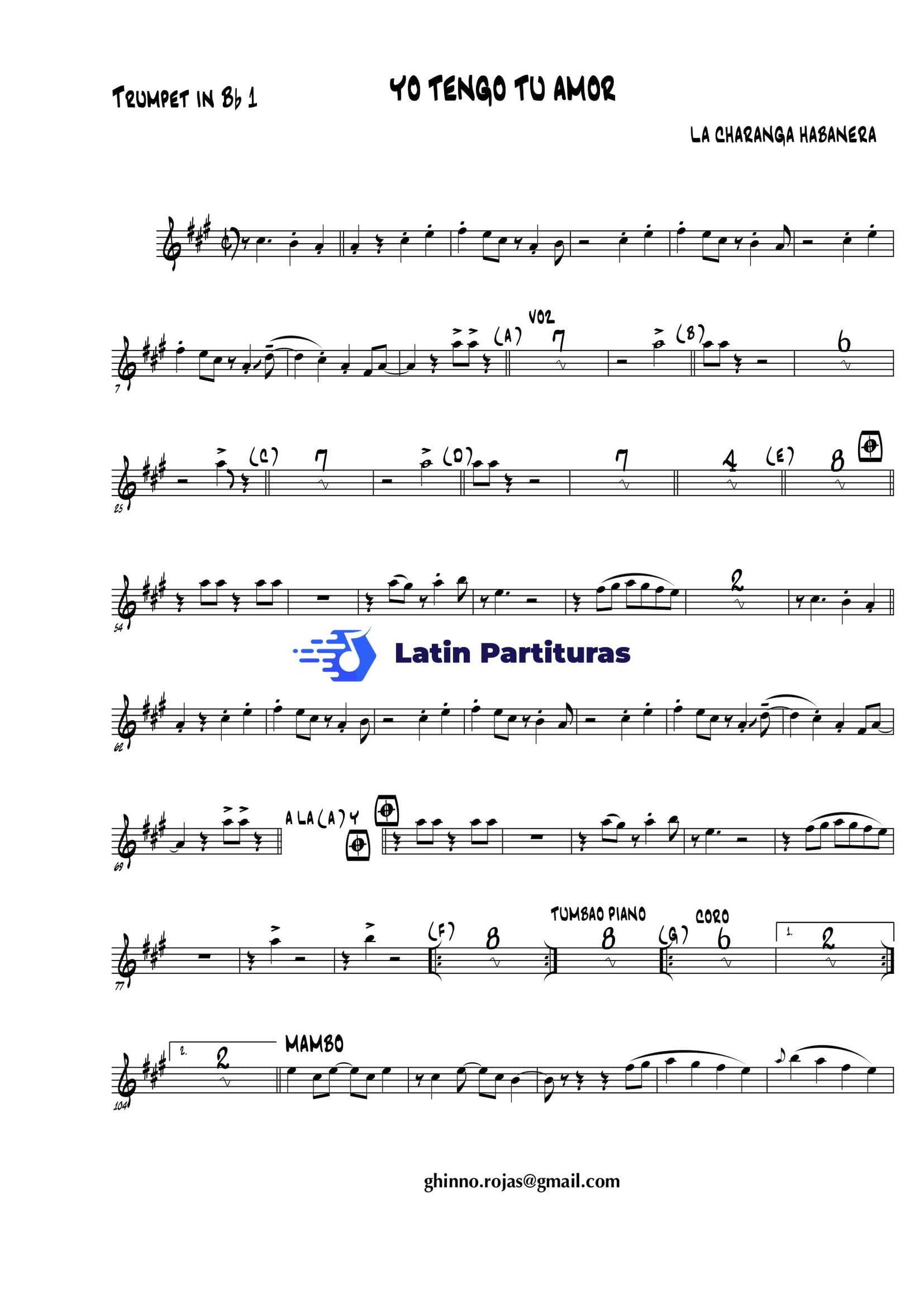 Charanga Habanera - Yo Tengo Tu Amor 1 Charanga Habanera - Yo Tengo Tu Amor