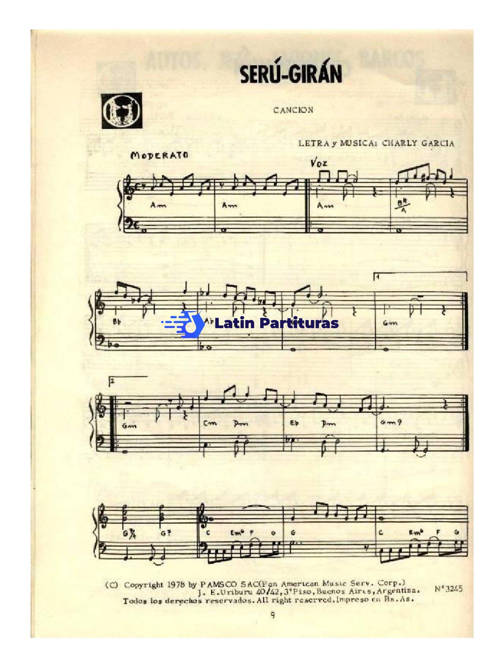 Charly Garcia - Seru Giran (Solo Armonia) 1 Charly Garcia - Seru Giran (Solo Armonia)