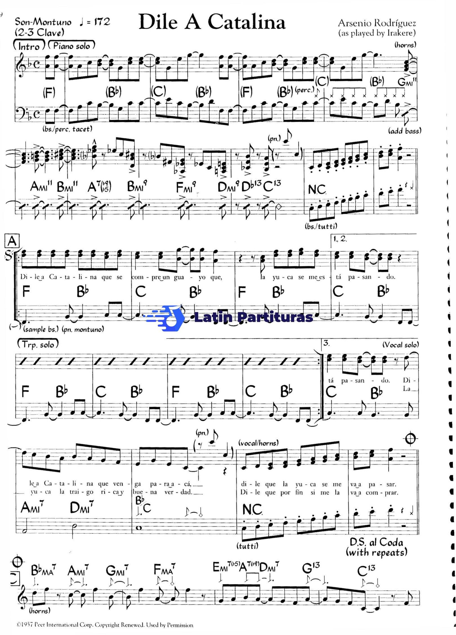 Dile a Catalina - Irakere 1 Dile a Catalina - Irakere