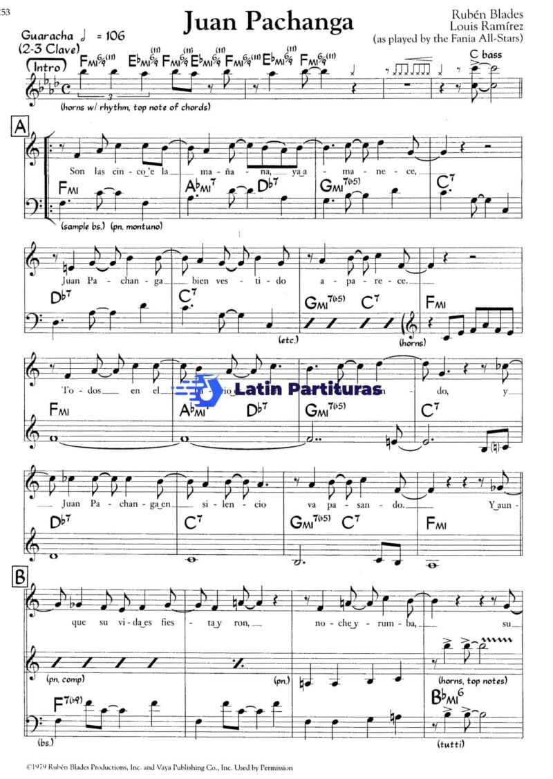 Juan Pachanga - The Fania All-Stars