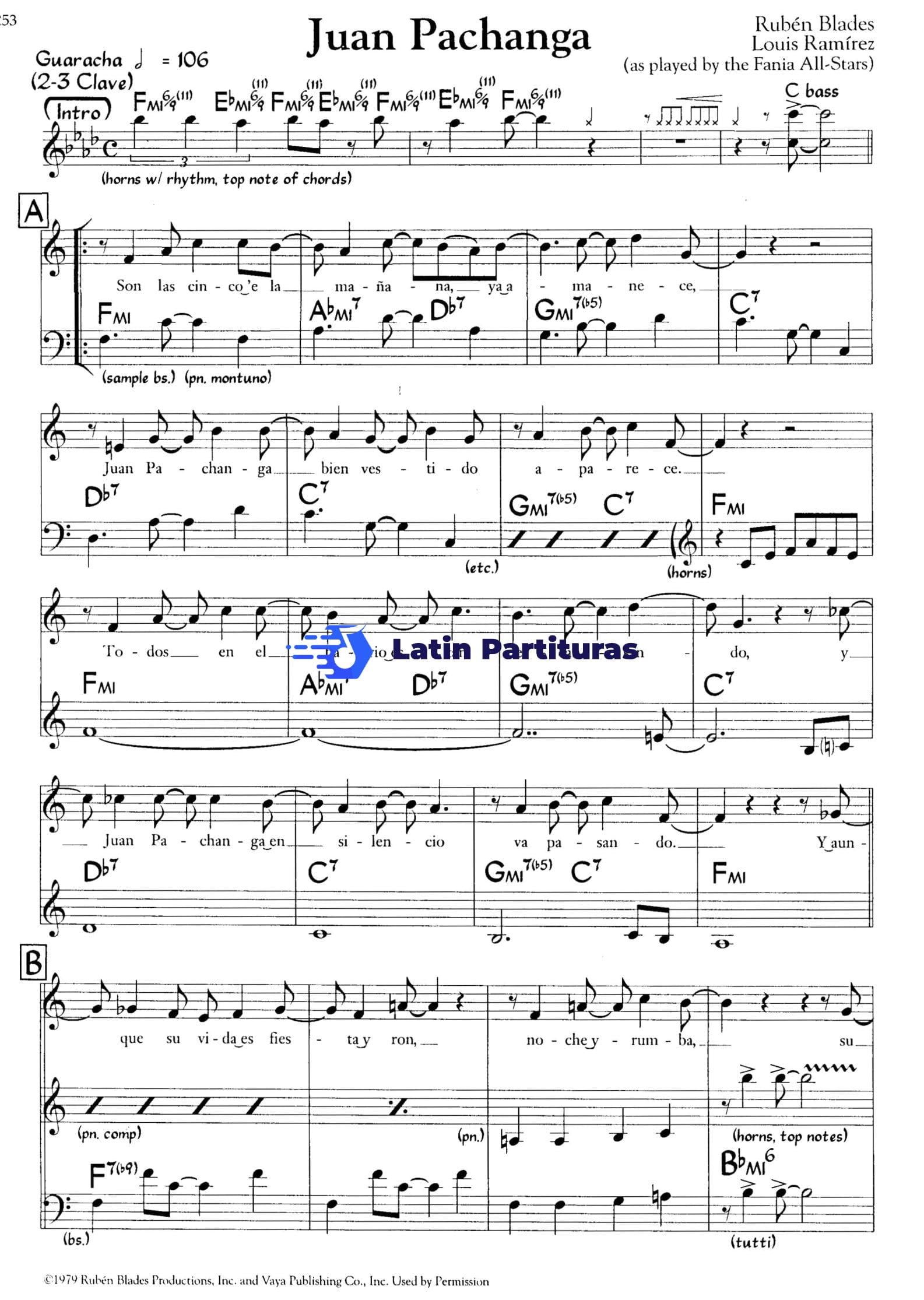 Juan Pachanga - The Fania All-Stars 1 Juan Pachanga - The Fania All-Stars