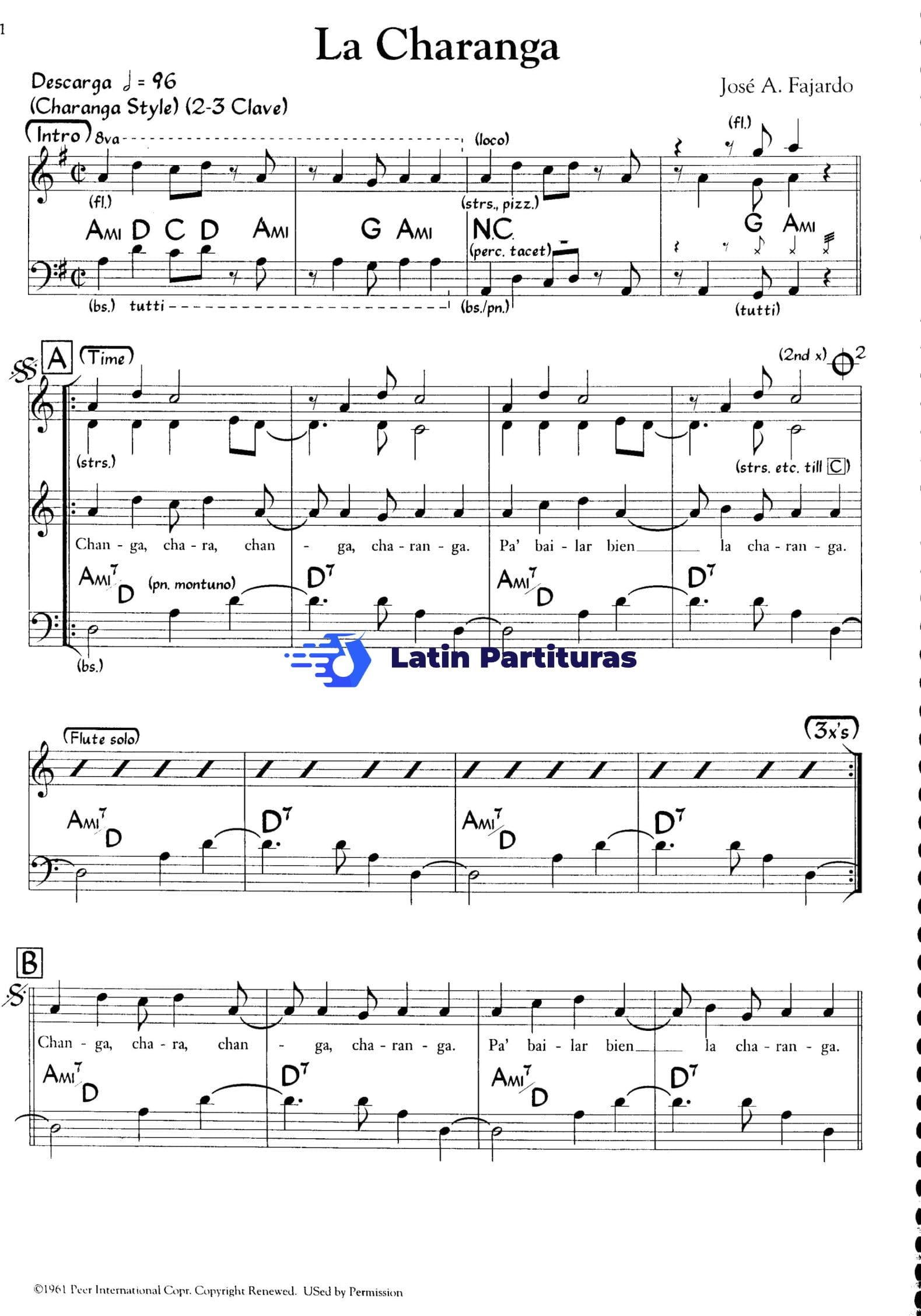 La Charanga - José Fajardo 1 La Charanga - José Fajardo