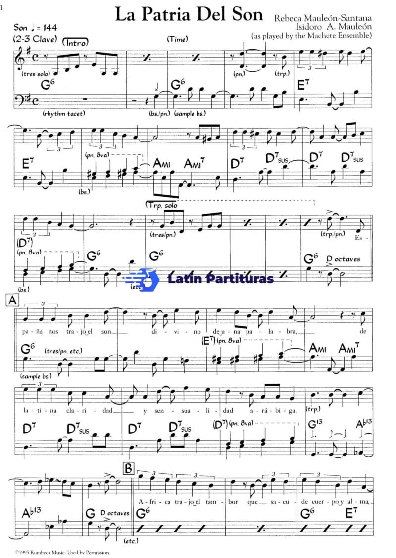 La Patria Del Son - The Machete Ensemble