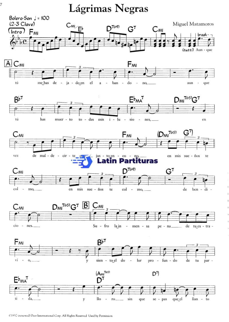 Lágrimas Negras - Trio Matamoros