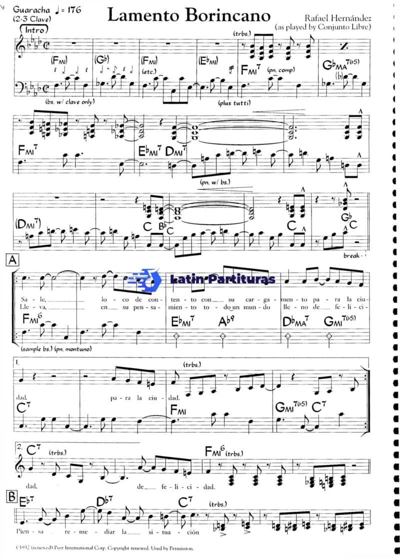 Lamento Borincano - Conjunto Libre