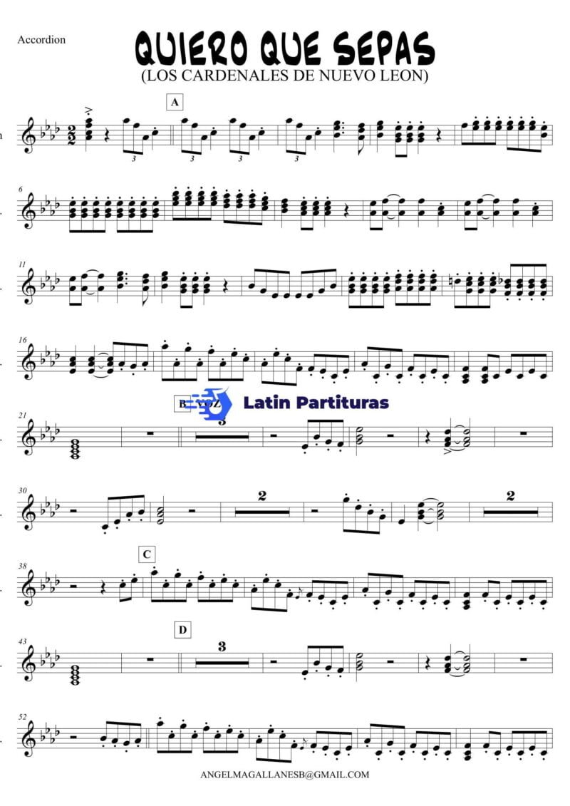 Los Cardenales De Nuevo Leon - Quiero Que Sepas