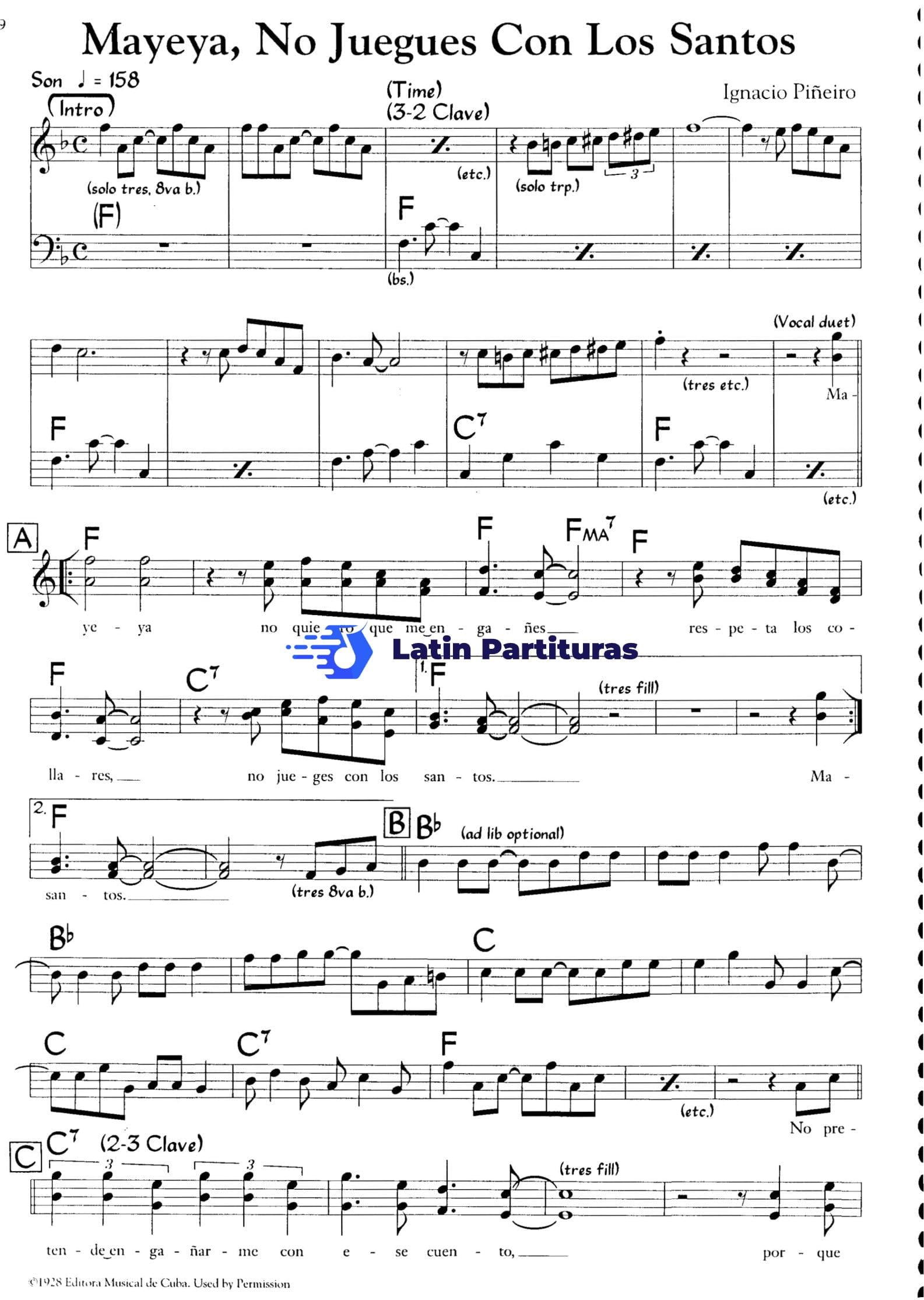 Mayeya, No Juegues Con Los Santos - Septeto Nacional Ignacio Piñeiro 1 Mayeya, No Juegues Con Los Santos - Septeto Nacional Ignacio Piñeiro
