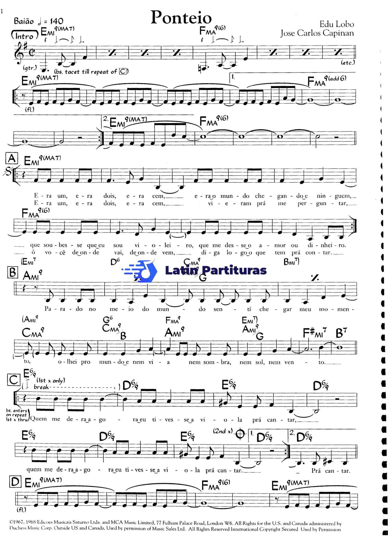 Ponteio - Edu Lobo 1 Ponteio - Edu Lobo