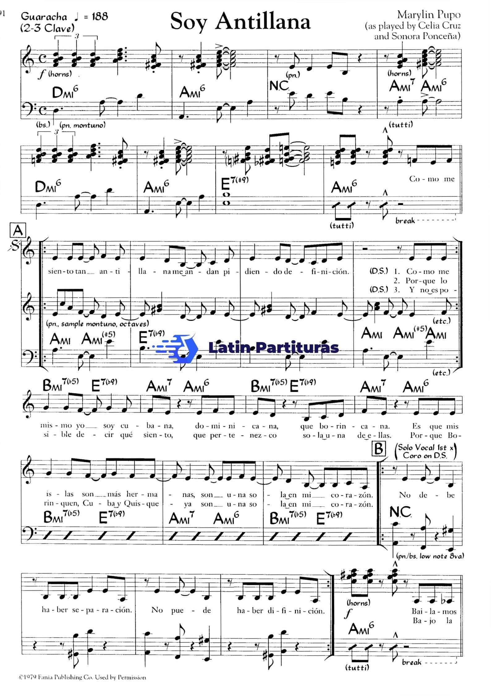 Soy Antillana - Celia Cruz & Sonora Ponceña 1 Soy Antillana - Celia Cruz & Sonora Ponceña