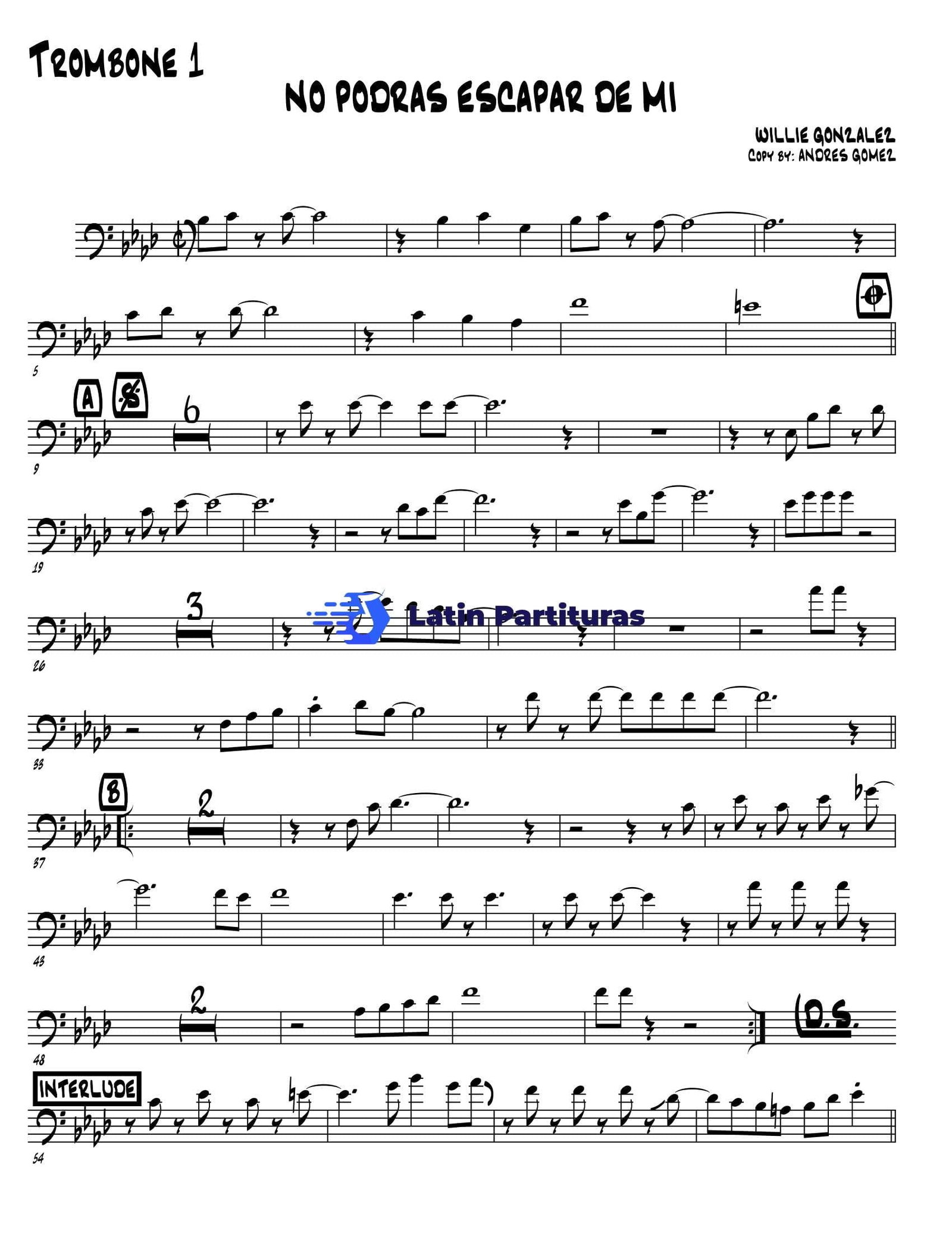 Willie Gonzalez - No Podras Escapar De Mi 1 Willie Gonzalez - No Podras Escapar De Mi